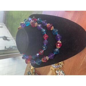 Vintage Trifari Acrylic Bead Necklace